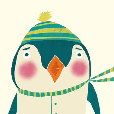 Pim Penguin animal character for Childrens picture book