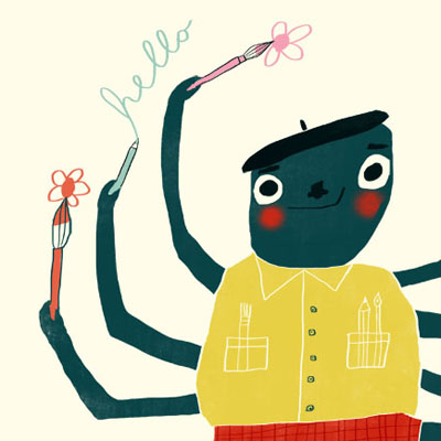 Stanley Spider animal character for Childrens picture book