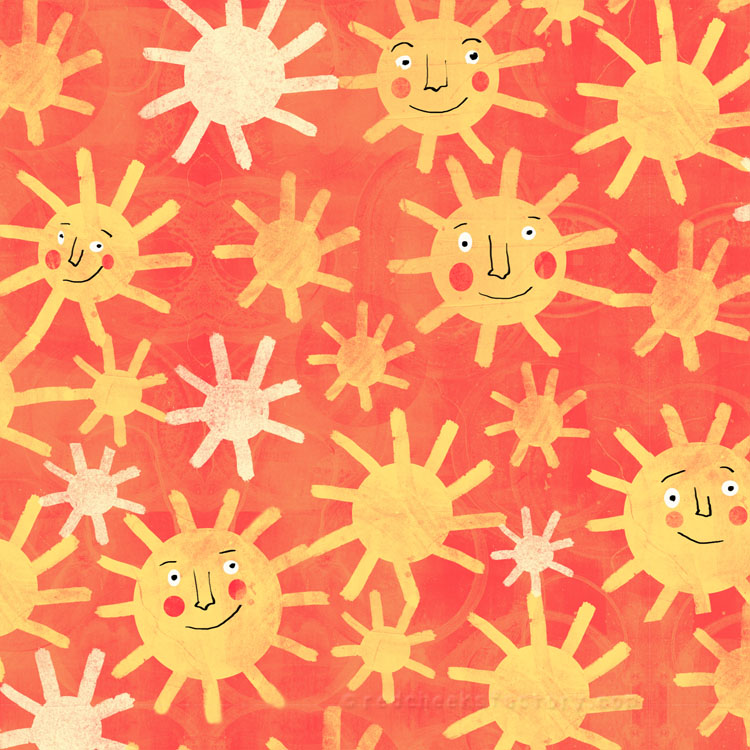 Hello Sunshine sunny summer pattern Nelleke Verhoeff