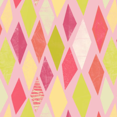 Retro geometric summer patterns 