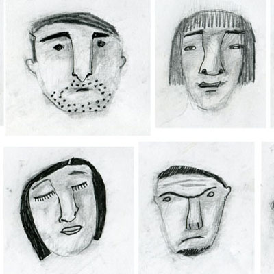 Face gallery -  drawings from my sketchbook 
