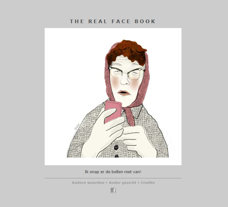 THE REAL FACE BOOK 3 Illustration from my face a day project