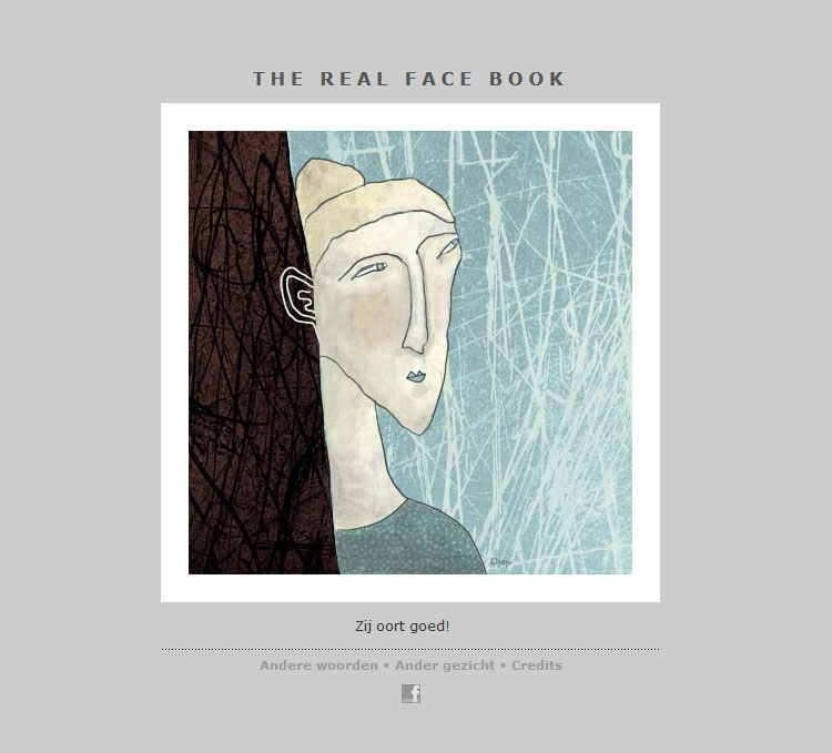 THE REAL FACE BOOK 8 Illustration from my face a day project